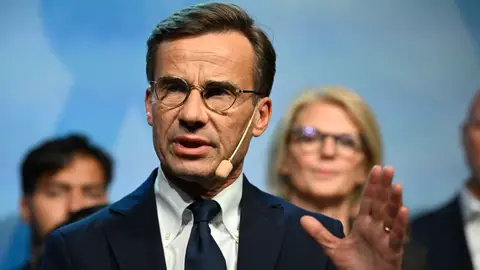 El líder del partido moderado, Ulf Kristersson El líder del partido moderado, Ulf Kristersson