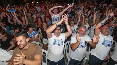 Vecinos de El Palmar celebran la victoria de Carlos Alcaraz en el US Open Vecinos de El Palmar celebran la victoria de Carlos Alcaraz en el US Open