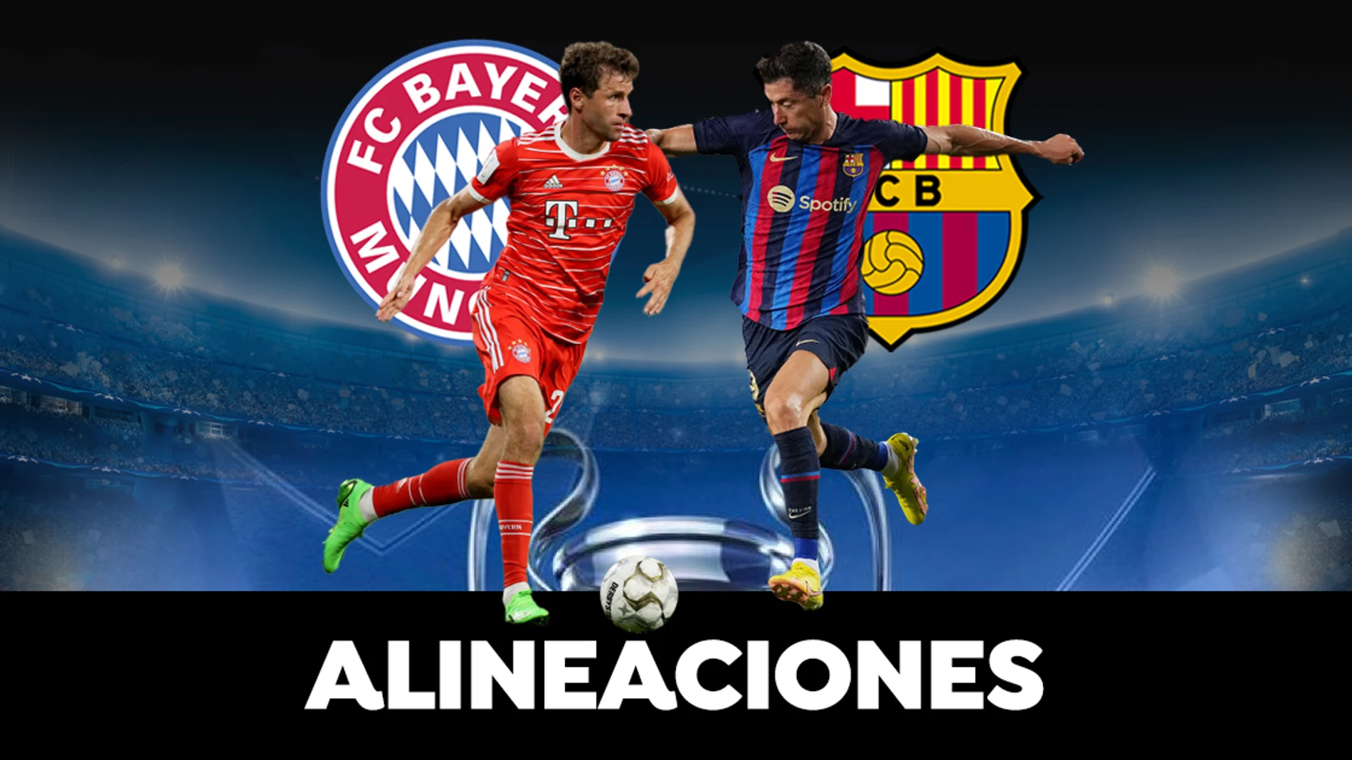 Disfraces suizo Calificación Alineación OFICIAL del Barcelona hoy contra el Bayern en el partido de la Champions  League