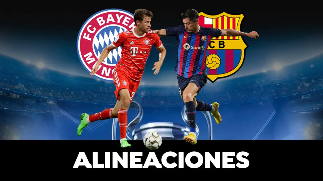 Alineación del Barcelona - Bayern de la Champions League Alineación del Barcelona - Bayern de la Champions League