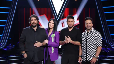 Los coaches de 'La Voz' En la rueda de prensa