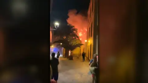 Incendio en Las Palmas de Gran Canaria Incendio en Las Palmas de Gran Canaria