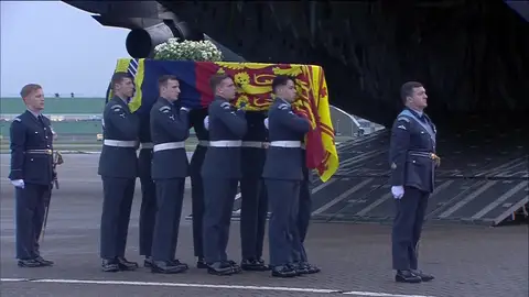 Féretro de la reina Isabel II Féretro de la reina Isabel II