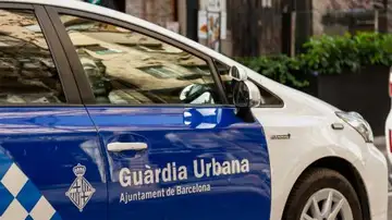 Imagen de archivo de un coche de la Guardia Urbana Imagen de archivo de un coche de la Guardia Urbana