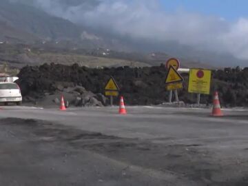Reconstrucción de carreteras en La Palma tras la erupción