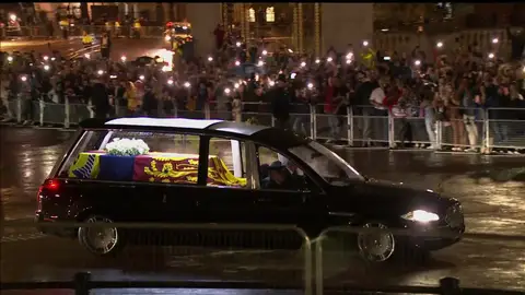 Los restos mortales de la soberana ya están en Buckingham Los restos mortales de la soberana ya están en Buckingham