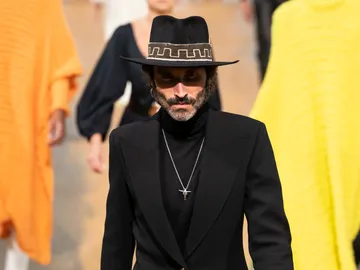 Leiva en el desfile de Gabriela Hearst en la semana de la moda de Nueva York Leiva en el desfile de Gabriela Hearst en la semana de la moda de Nueva York