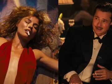 Margot Robbie y Brad Pitt en 'Babylon' Margot Robbie y Brad Pitt en 'Babylon'