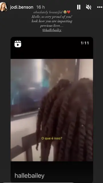 Mensaje de apoyo de la anterior Ariel a Halle Bailey Mensaje de apoyo de la anterior Ariel a Halle Bailey