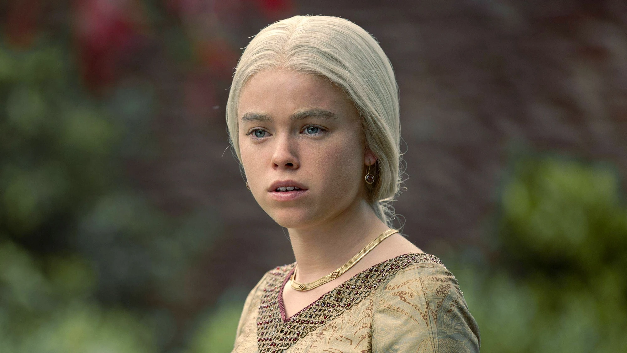 Milly Alock como Rhaenyra Targaryen en 'La Casa del Dragón' En la temporada 1