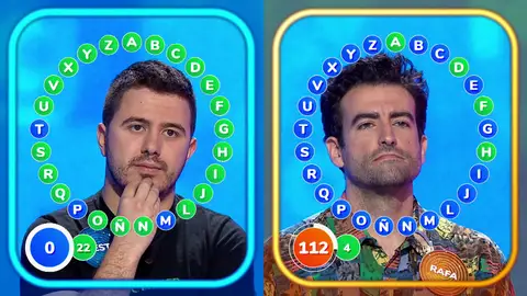 Orestes liquida ‘El Rosco’ más desigual frente a Rafa, que necesita… ¡18 aciertos seguidos! Orestes liquida ‘El Rosco’ más desigual frente a Rafa, que necesita… ¡18 aciertos seguidos!