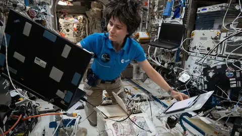 La astronauta Samantha Cristoforetti La astronauta Samantha Cristoforetti