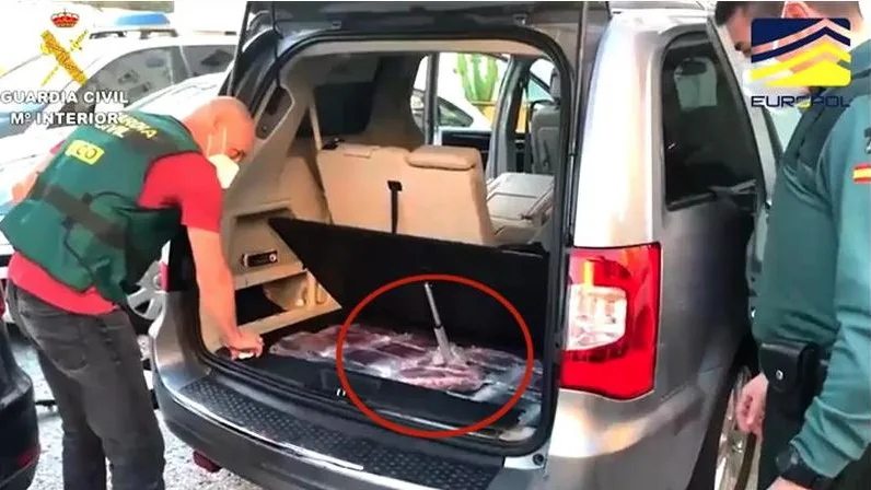 As&iacute; guardaban la droga 