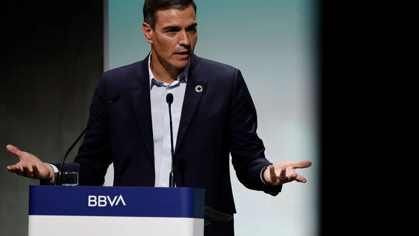 Sánchez en un foro económico del BBVA Sánchez en un foro económico del BBVA