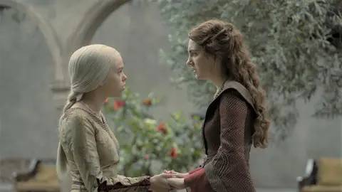 Rhaenyra y Alicent en 'La Casa del Dragón' Rhaenyra y Alicent en 'La Casa del Dragón'