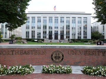 El campus de la Universidad Northeastern en Boston, Massachusetts