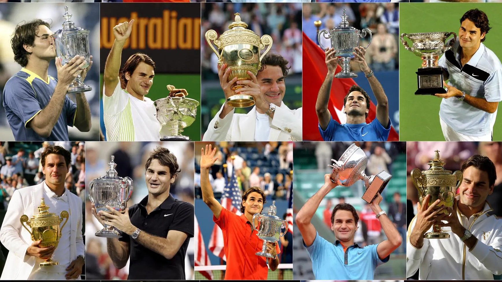 La carrera de Roger Federer, en imágenes La carrera de Roger Federer, en imágenes