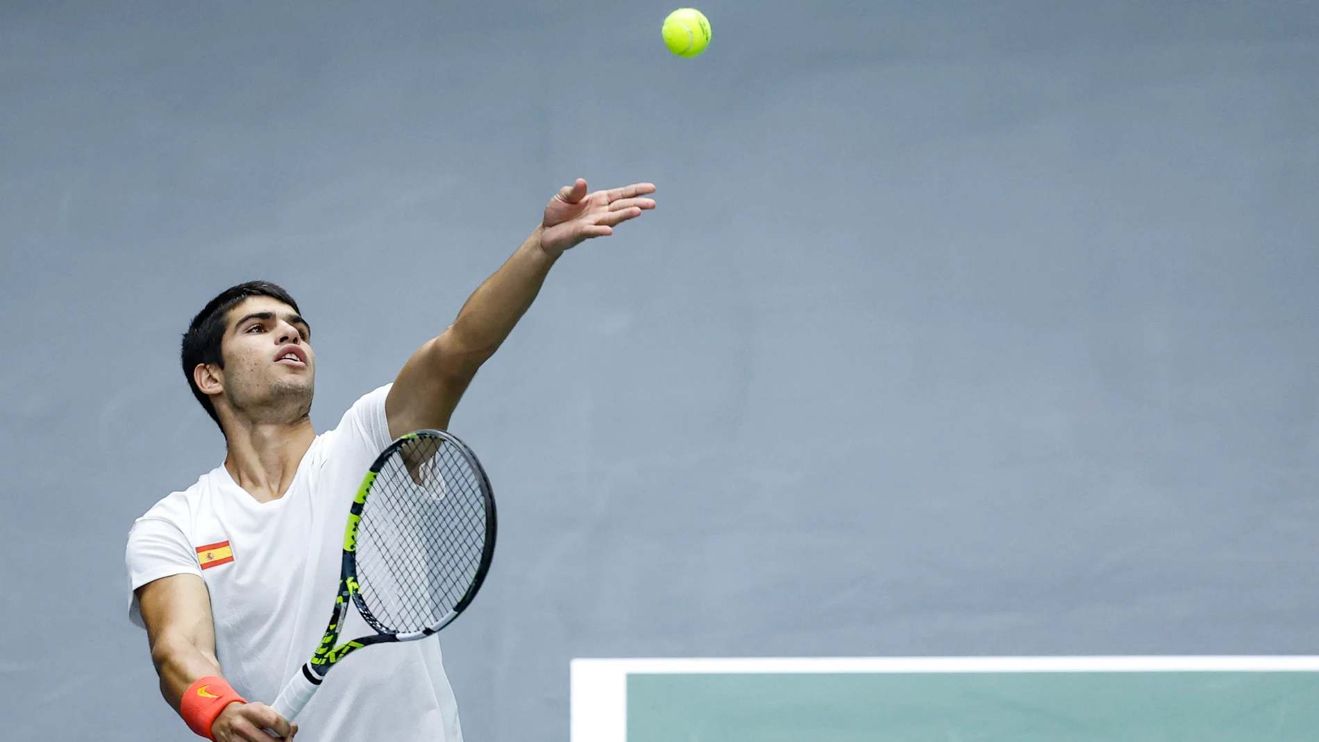 Carlos Alcaraz - Félix Auger-Aliassime: Resultado y resumen del partido de tenis de la Copa Davis, en directo