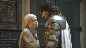 Rhaenyra y Criston Cole en 'La Casa del Dragón'