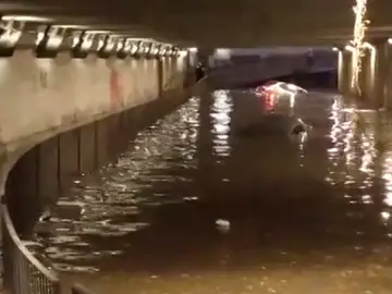 Inundación en Mataró