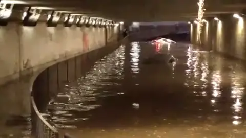 Inundación en Mataró Inundación en Mataró