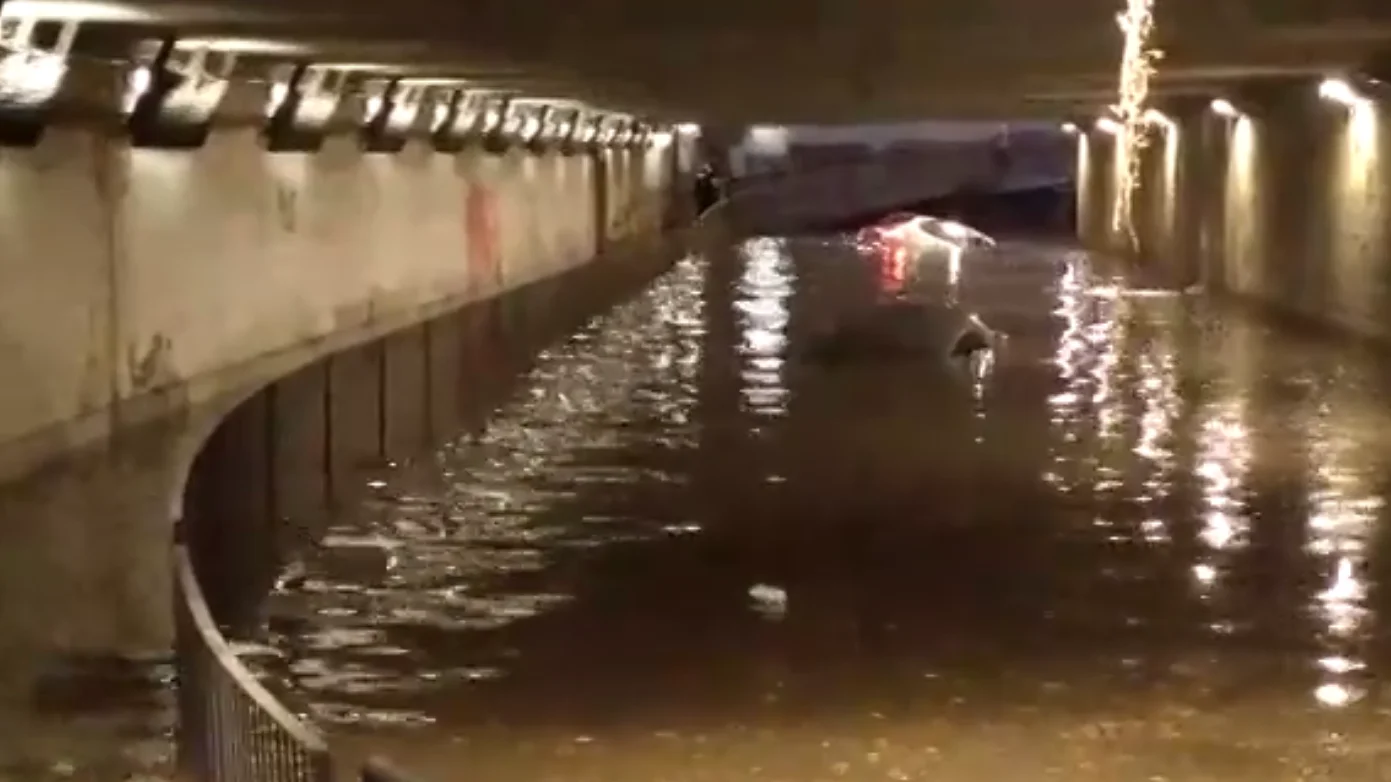 Inundación en Mataró Inundación en Mataró