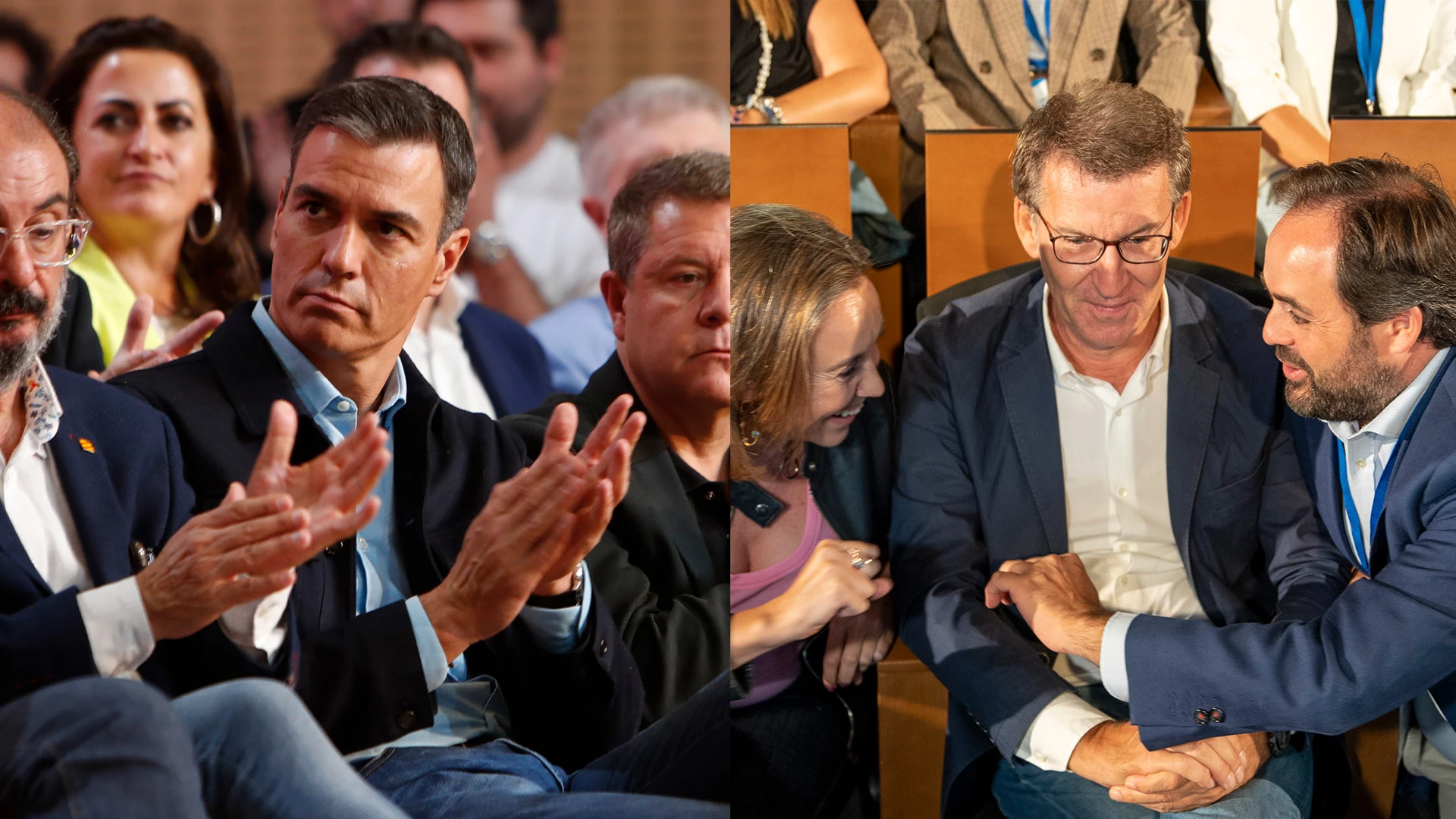 Pedro Sánchez y Alberto Núñez Feijóo Pedro Sánchez y Alberto Núñez Feijóo
