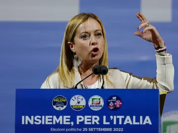 La líder de Fratelli d´Italia, Giorgia Meloni La líder de Fratelli d´Italia, Giorgia Meloni