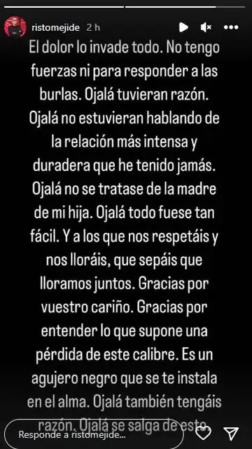 Primeras palabras de Risto Mejide tras anunciar su separación de Laura Escanes Primeras palabras de Risto Mejide tras anunciar su separación de Laura Escanes
