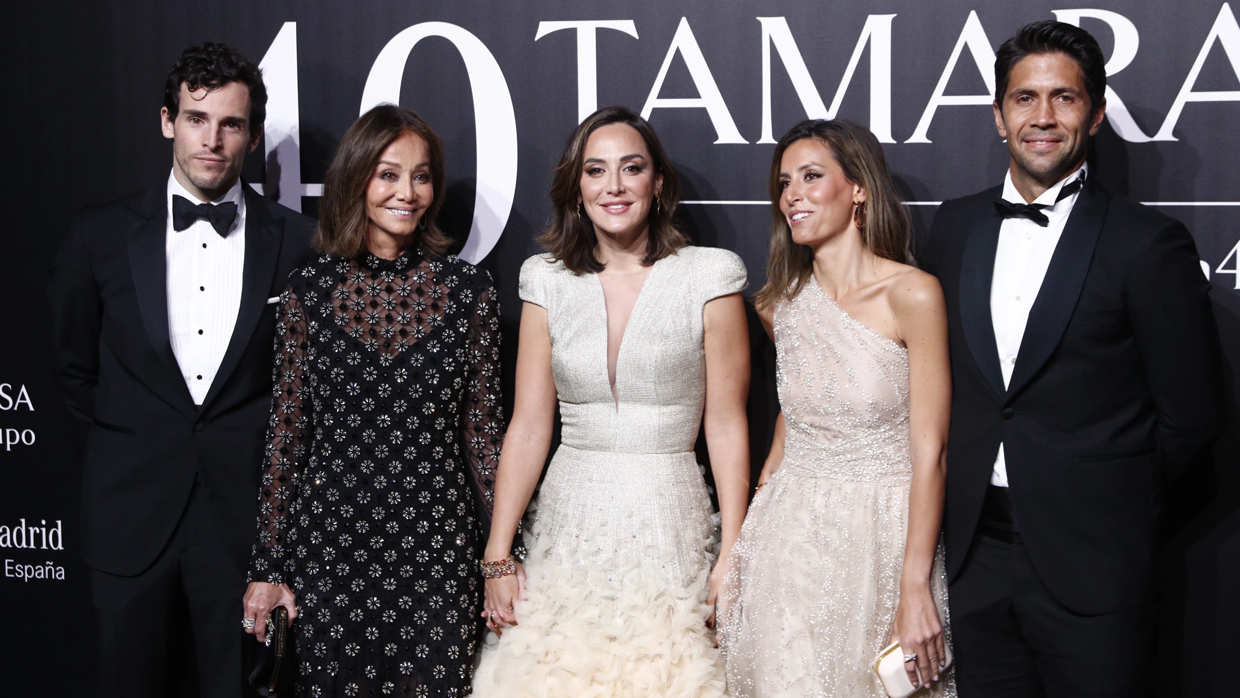 Tamara Falc&oacute;, Ana Boyer, Isabel Preysler, &Iacute;&ntilde;igo Onieva y Fernando Verdasco