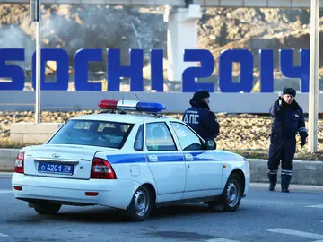 Coche de policía ruso Coche de policía ruso