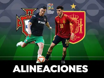 Alineación de España ante Portugal en la UEFA Nations League Alineación de España ante Portugal en la UEFA Nations League