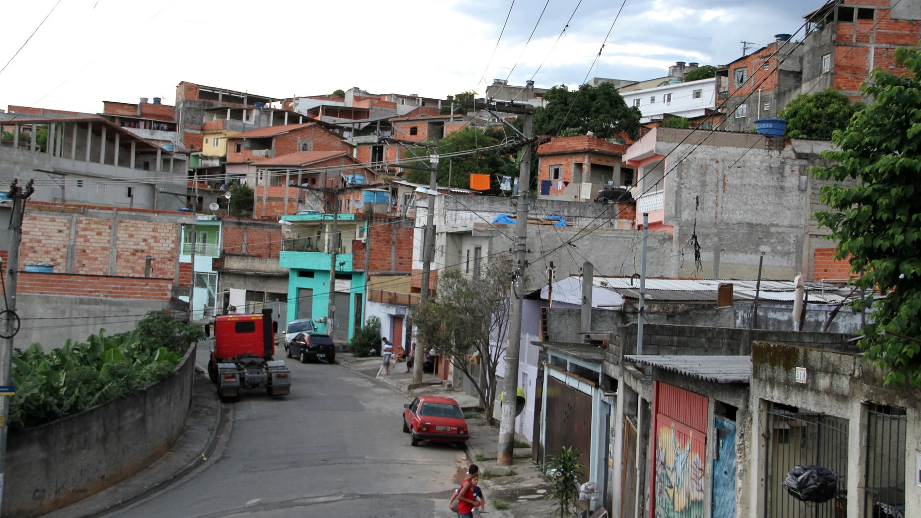 Una favela de Río de Janeiro, en Brasil