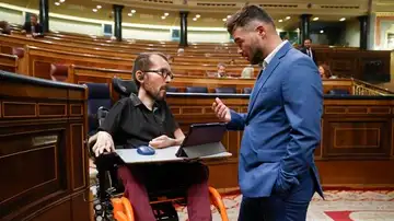 Gabriel Rufián y Pablo Echenique Gabriel Rufián y Pablo Echenique