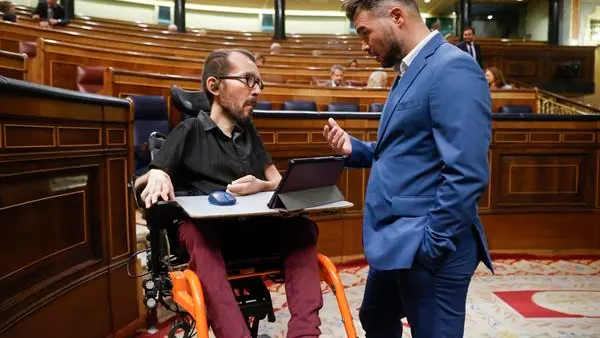 Gabriel Rufián y Pablo Echenique Gabriel Rufián y Pablo Echenique