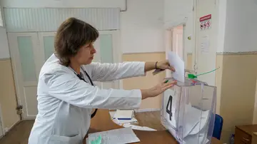 Quinto día de referéndum en los territorios controlados por las fuerzas rusas Quinto día de referéndum en los territorios controlados por las fuerzas rusas