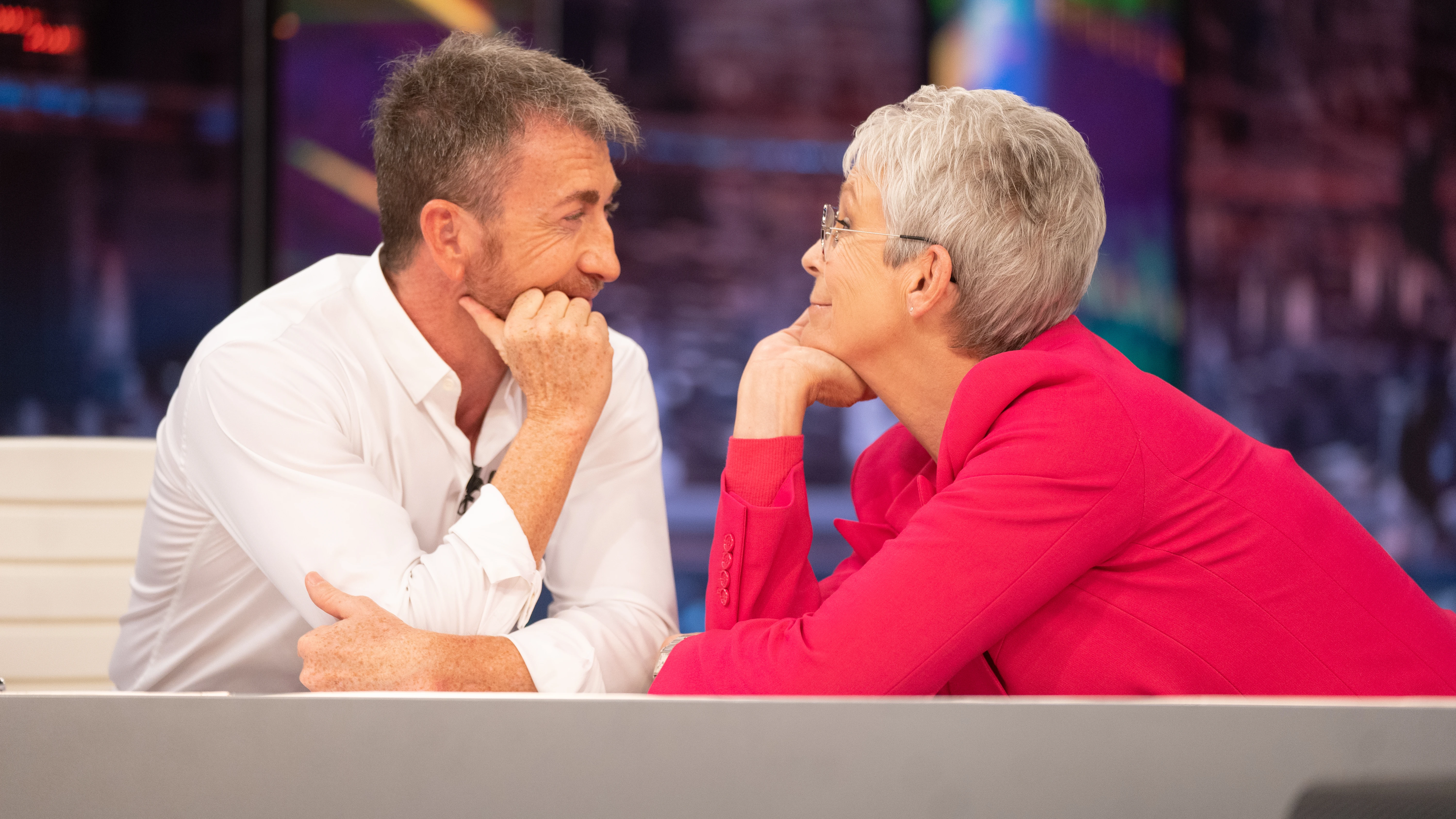 Pablo Motos y Jamie Lee Curtis
