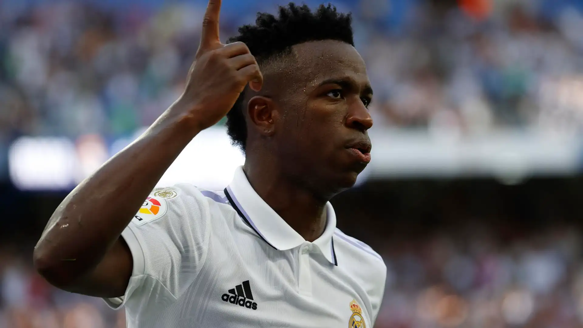 Vinícius celebra un gol con el Real Madrid Vinícius celebra un gol con el Real Madrid