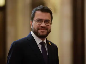 El presidente de la Generalitat, Pere Aragonès El presidente de la Generalitat, Pere Aragonès