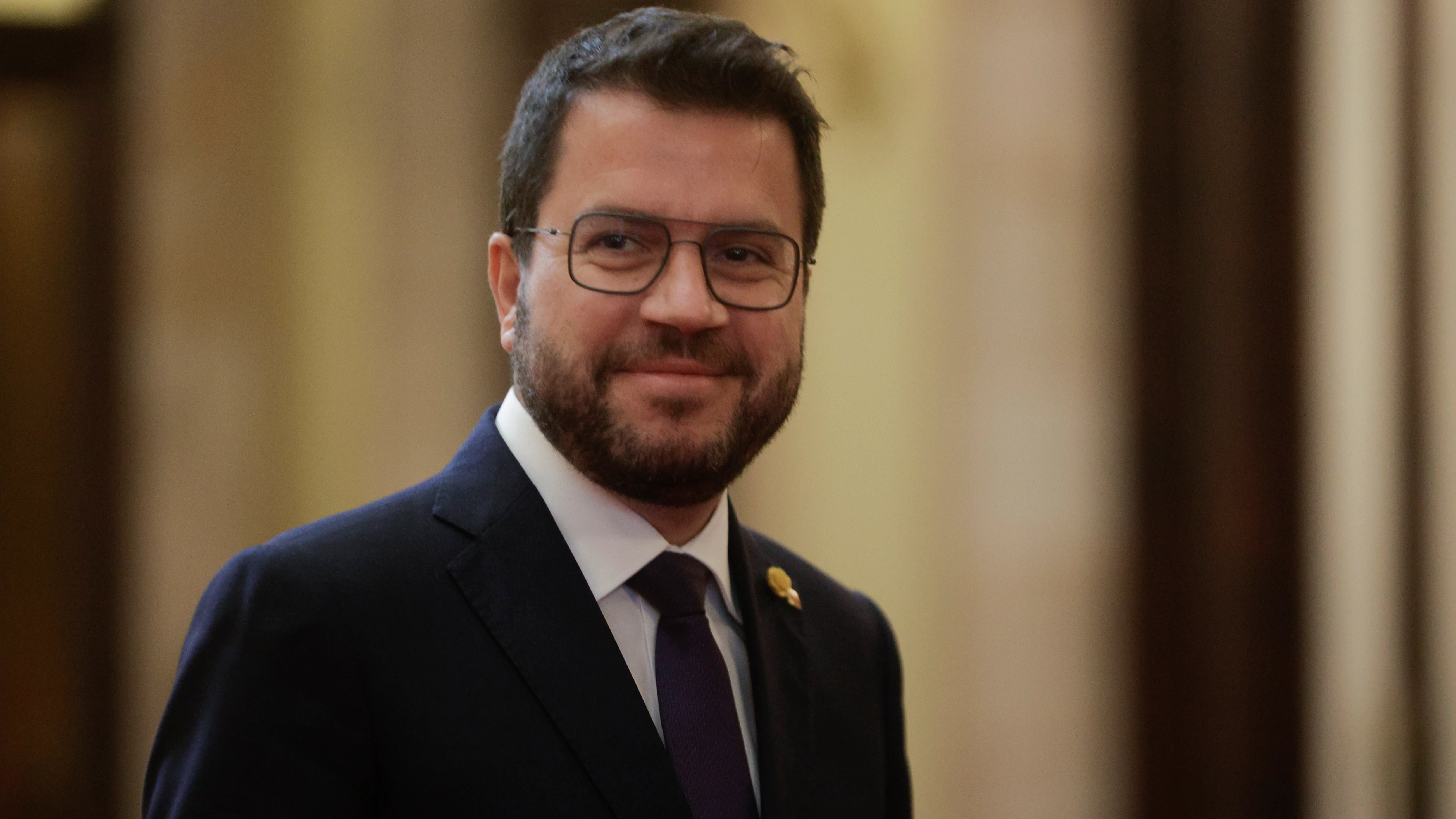 El presidente de la Generalitat, Pere Aragonès El presidente de la Generalitat, Pere Aragonès
