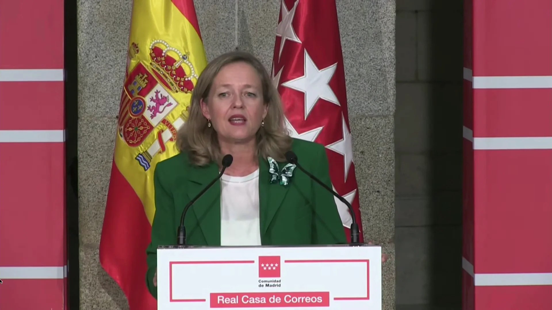La vicepresidenta primera del Gobierno, Nadia Calviño La vicepresidenta primera del Gobierno, Nadia Calviño