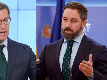 Núñez Feijóo y Santiago Abascal Núñez Feijóo y Santiago Abascal