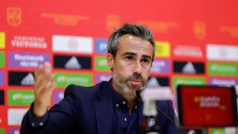 El seleccionador nacional de fútbol femenino, Jorge Vilda, en rueda de prensa El seleccionador nacional de fútbol femenino, Jorge Vilda, en rueda de prensa