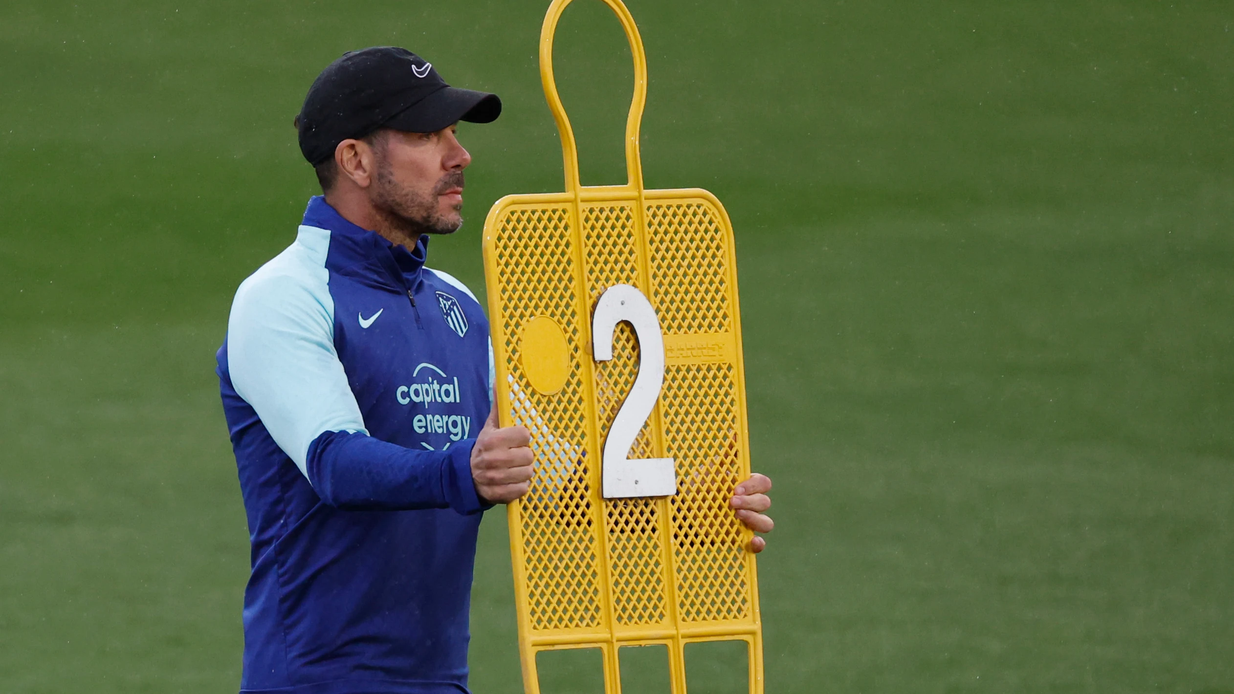 El entrenador del Atl&eacute;tico de Madrid, Diego Simeone
