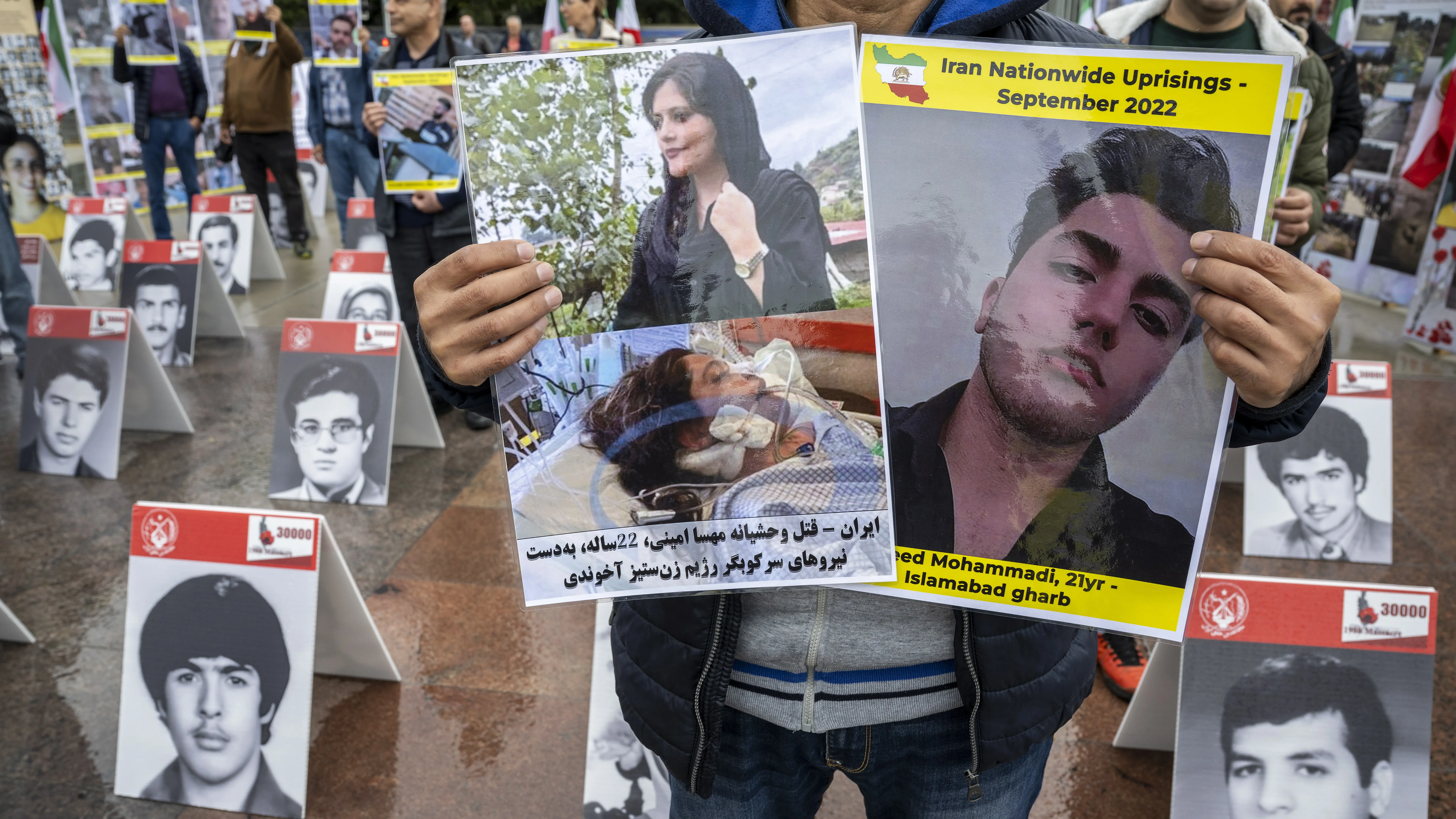 Protestas por la muerte de Mahsa Amini