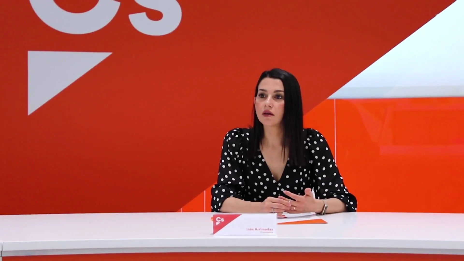 La presidenta de Ciudadanos, In&eacute;s Arrimadas