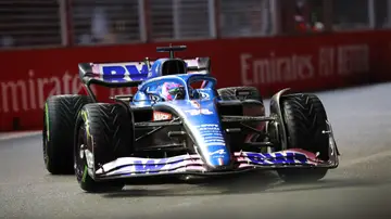 Fernando Alonso, tras clasificar 5º en el GP de Singapur: "Podemos soñar con el podio"