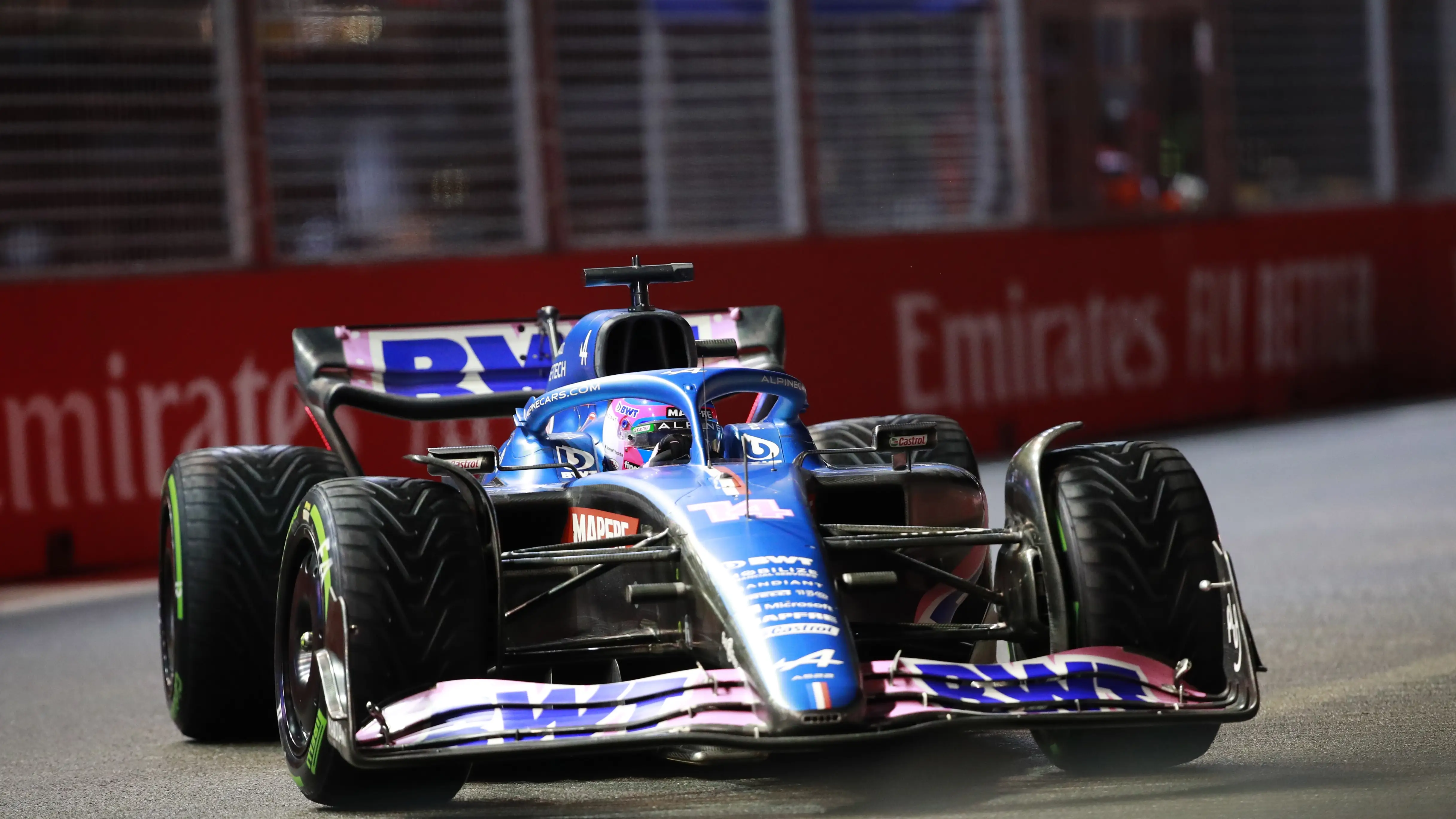 Fernando Alonso, tras clasificar 5&ordm; en el GP de Singapur: "Podemos so&ntilde;ar con el podio"
