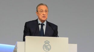 Florentino P&eacute;rez en un acto del Real Madrid