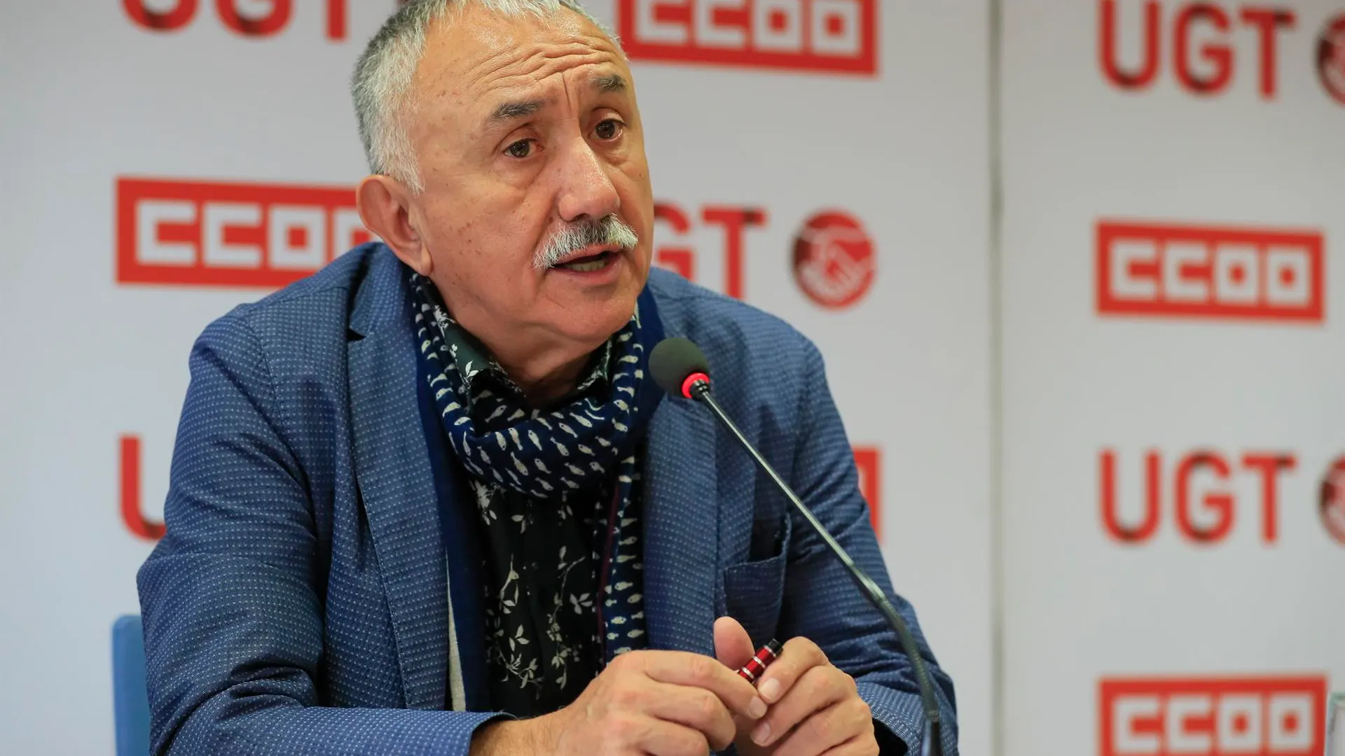 Secretario general de UGT, Pepe &Aacute;lvarez